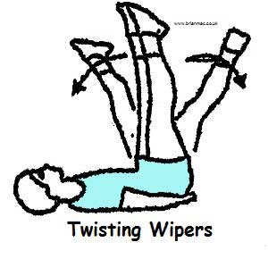 Twisting wipers